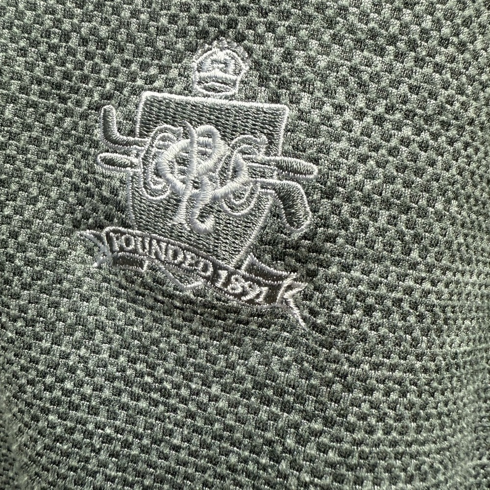 Men's Classic Gray Zip-Up Sweater Royal Ottawa Golf Club - Picture 2 of 4